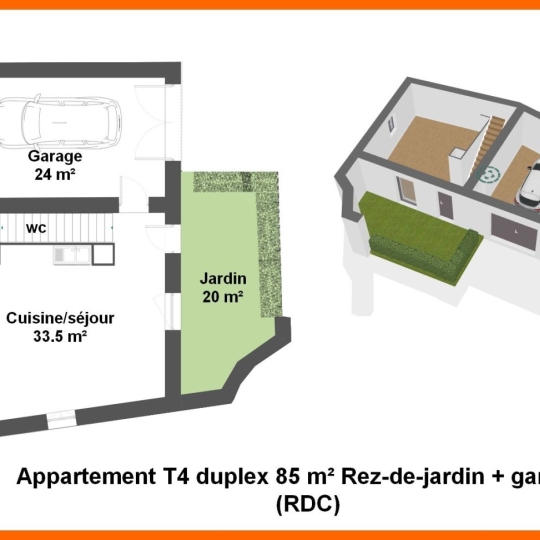  Annonces VAULX EN VELIN : Apartment | MONTLUEL (01120) | 85 m2 | 260 000 &euro; 