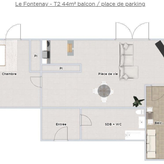  Annonces VAULX EN VELIN : Autres | LYON (69007) | 43 m2 | 249 000 &euro; 