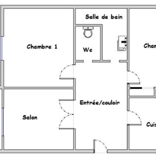  Annonces VAULX EN VELIN : Apartment | VENISSIEUX (69200) | 51 m2 | 129 000 &euro; 