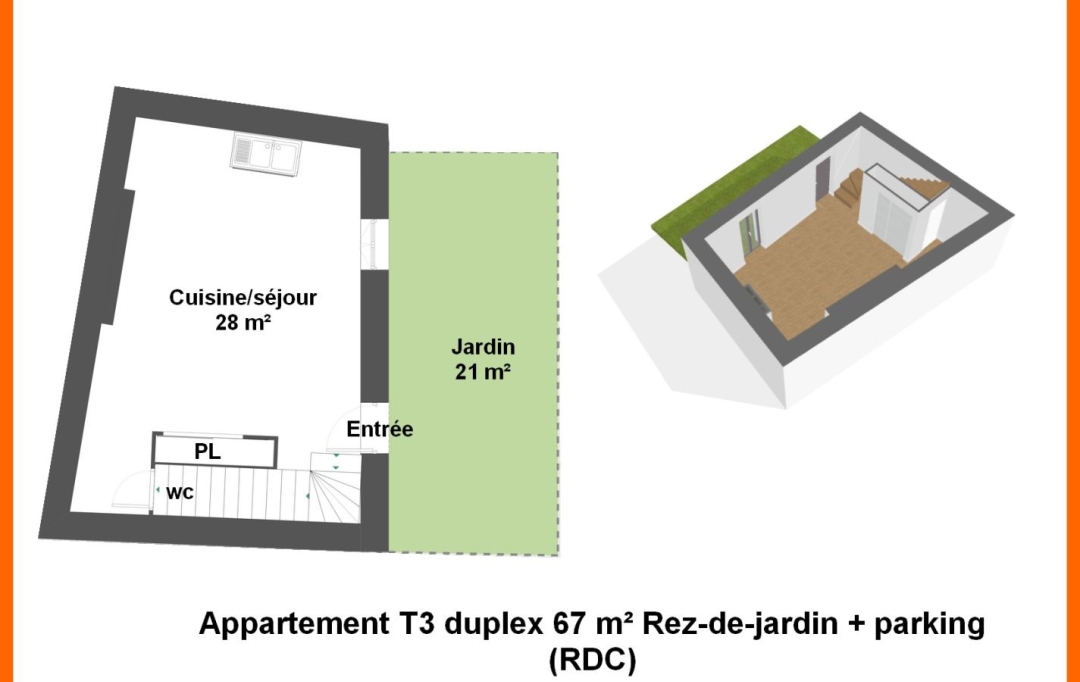 Annonces VAULX EN VELIN : Apartment | MONTLUEL (01120) | 67 m2 | 230 000 &euro; 