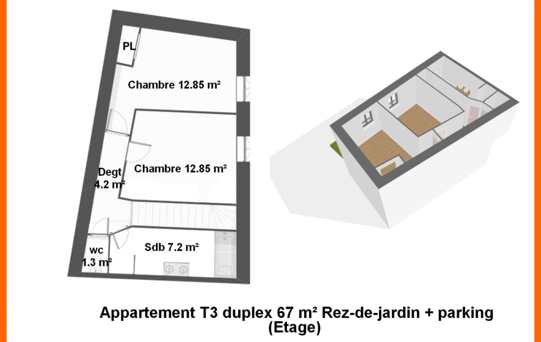 Annonces VAULX EN VELIN : Apartment | MONTLUEL (01120) | 67 m2 | 230 000 &euro; 