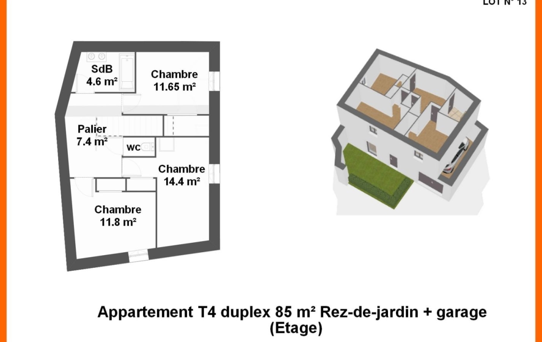 Annonces VAULX EN VELIN : Apartment | MONTLUEL (01120) | 85 m2 | 260 000 &euro; 