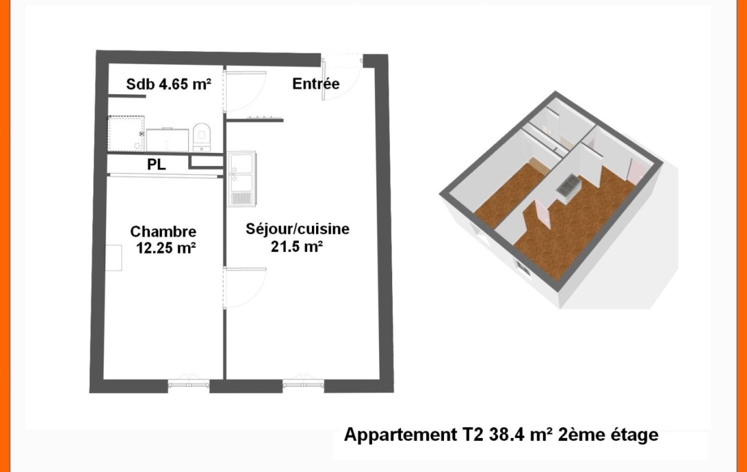 Annonces VAULX EN VELIN : Apartment | MONTLUEL (01120) | 38 m2 | 135 000 &euro; 