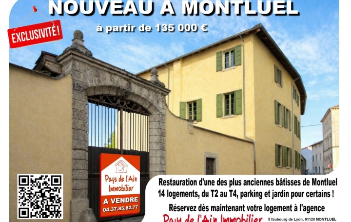  Annonces VAULX EN VELIN New program | MONTLUEL (01120) | 0 m2 | 0 € 